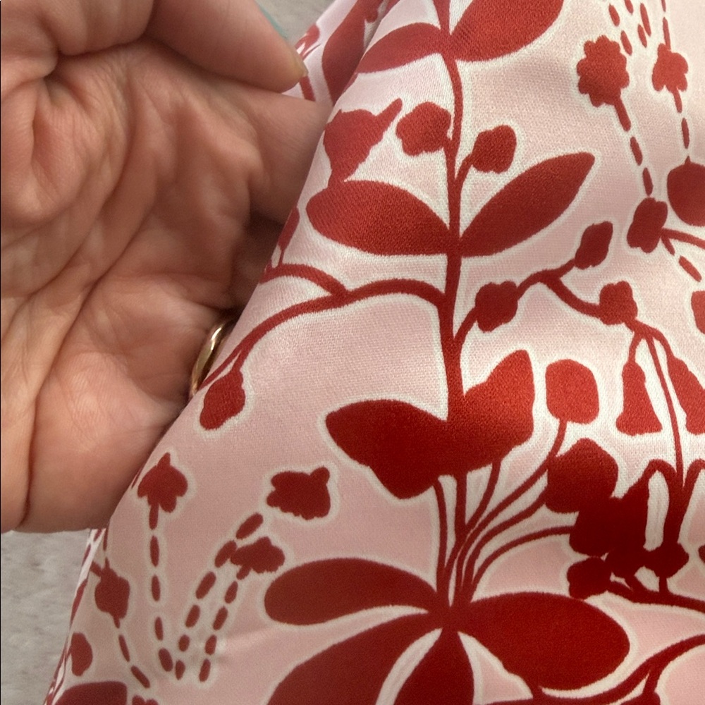 Anthropologie Cynthia Rowley Chestnut Hill Red Motif Mini Swing Dress NWT - Picture 15 of 16